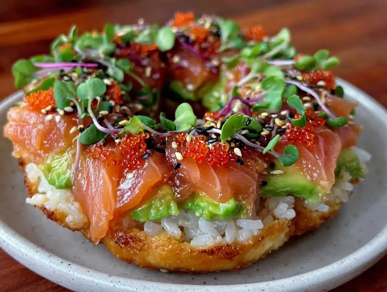 sushi donut recipe preparation steps