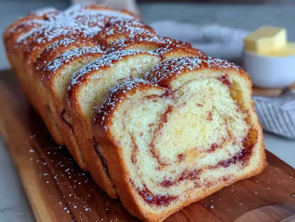 tender cinnamon swirl bread - featured image