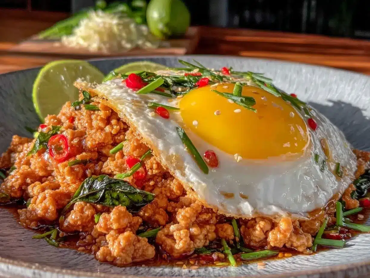 thai basil chicken preparation steps