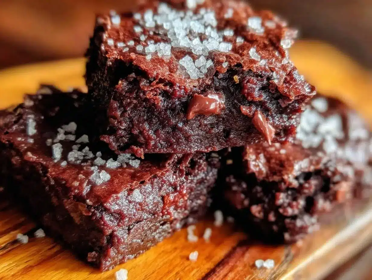 triple chocolate fudge brownies preparation steps