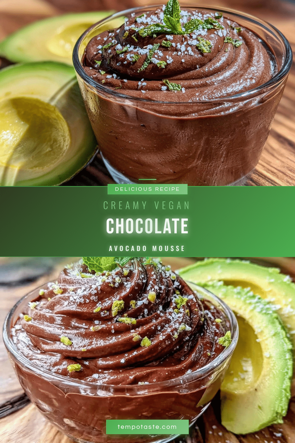 vegan chocolate avocado mousse recipe