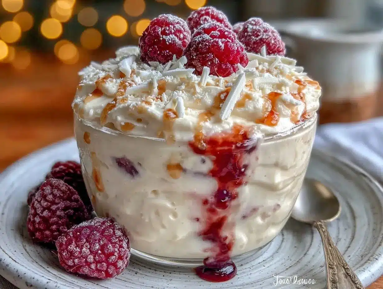 white chocolate raspberry mousse preparation steps