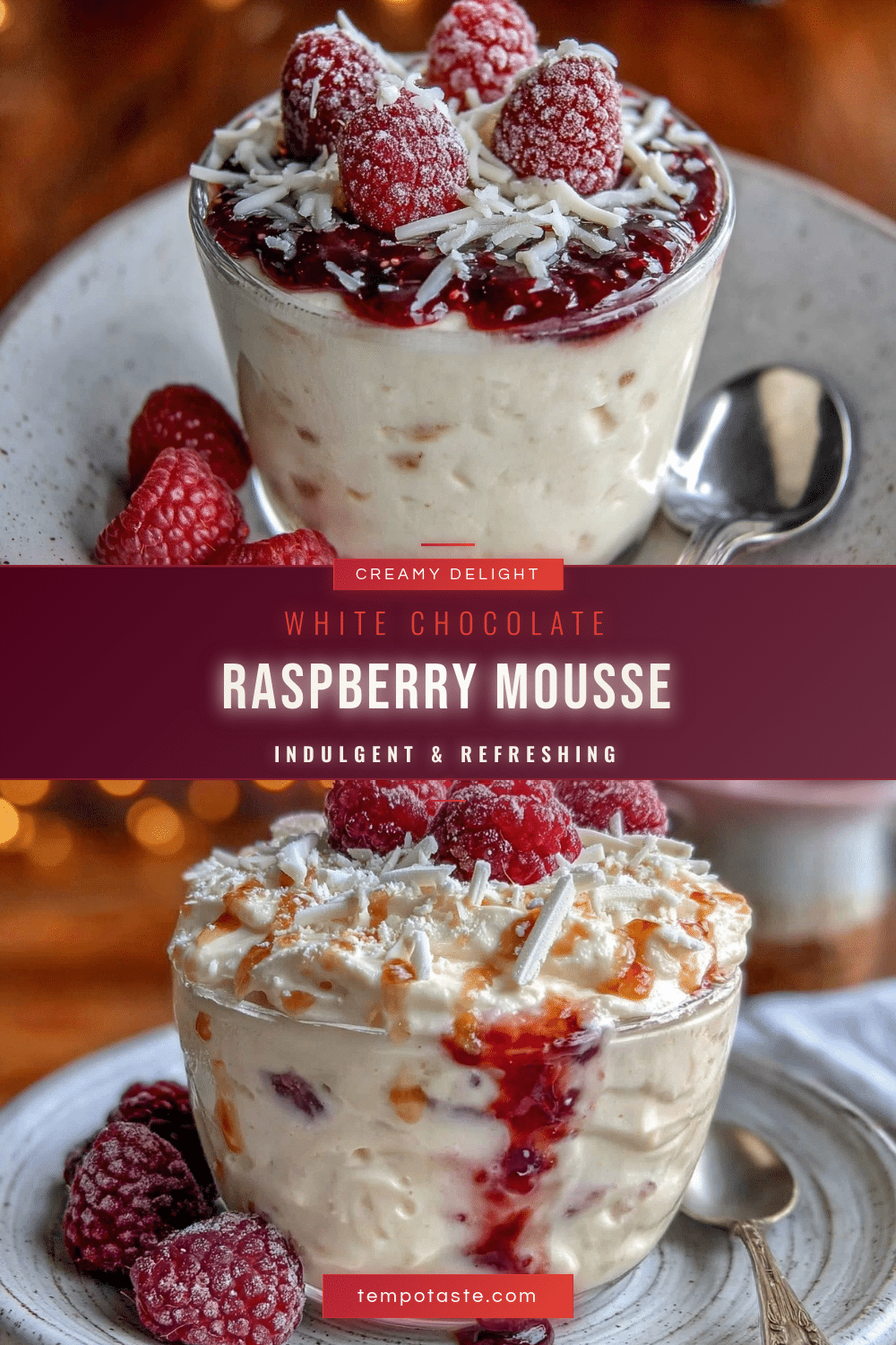 white chocolate raspberry mousse recipe