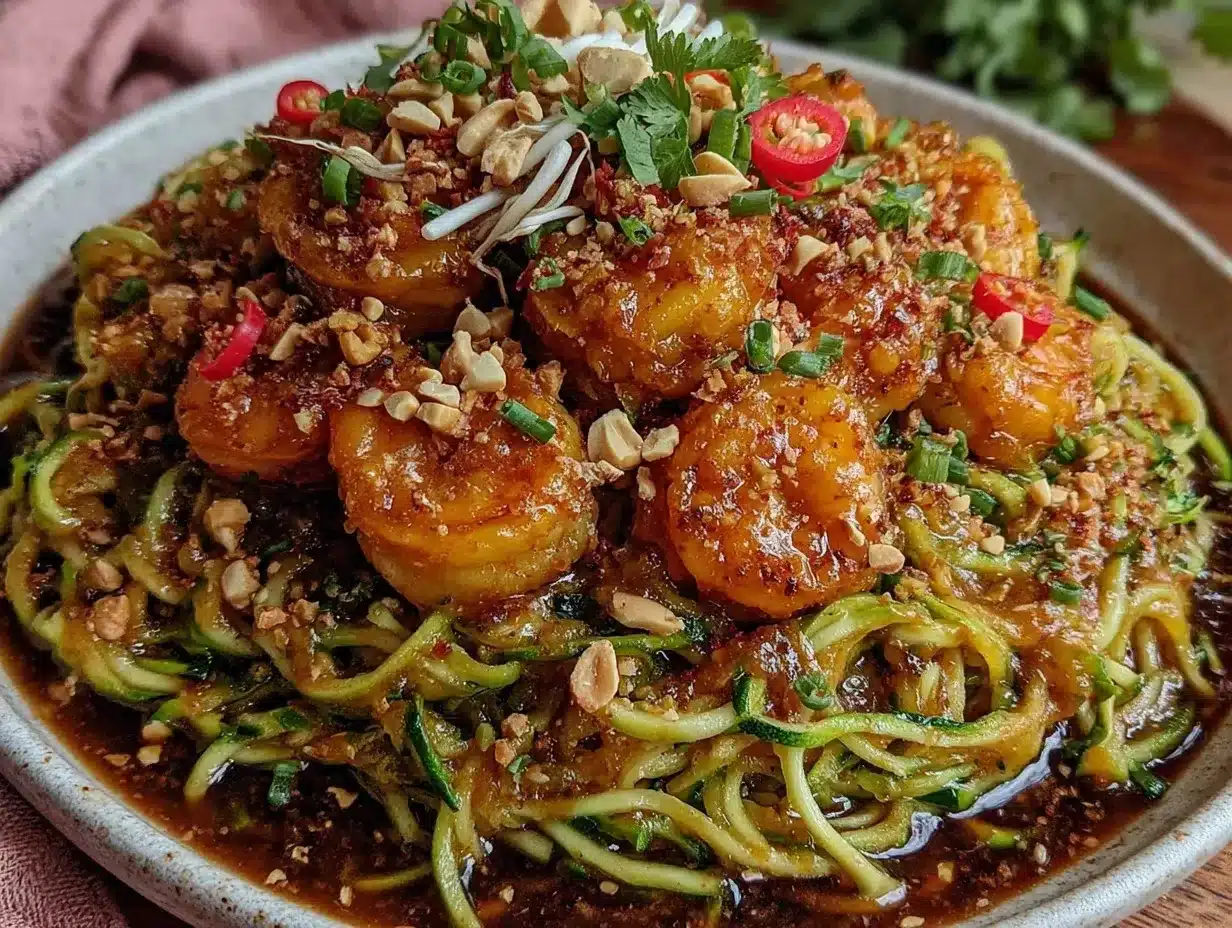 zucchini noodle pad thai preparation steps