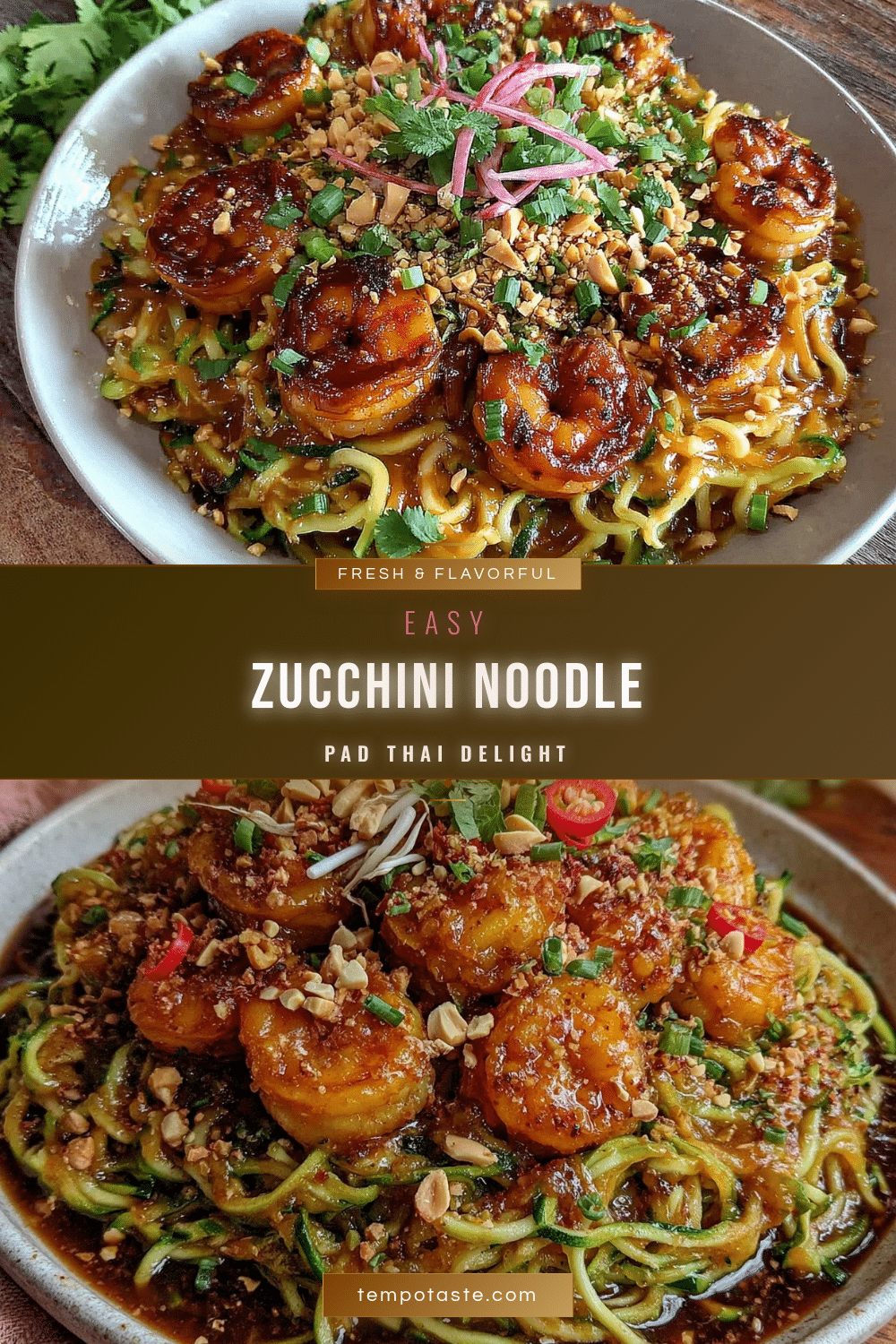 zucchini noodle pad thai recipe