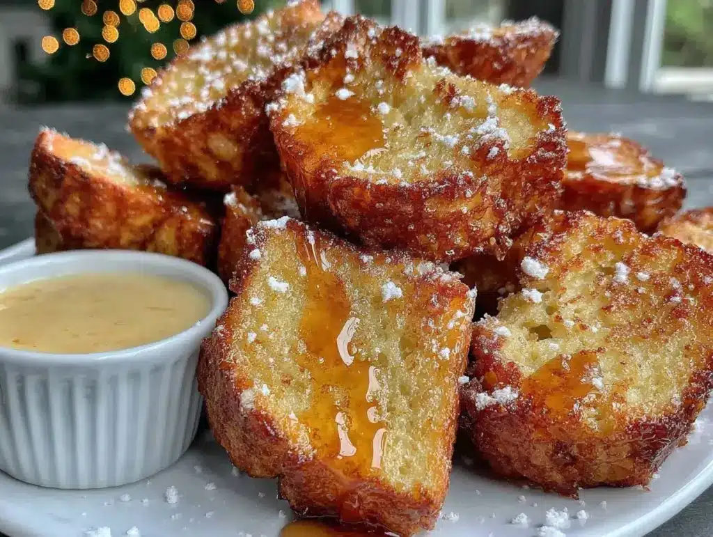 air fryer french toast bites - featured image