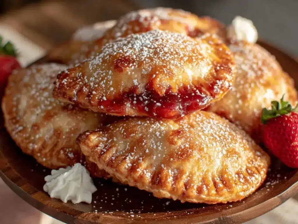air fryer strawberry hand pies - featured image