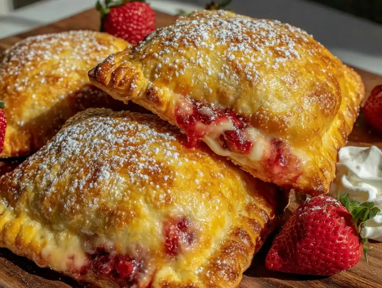 air fryer strawberry hand pies preparation steps