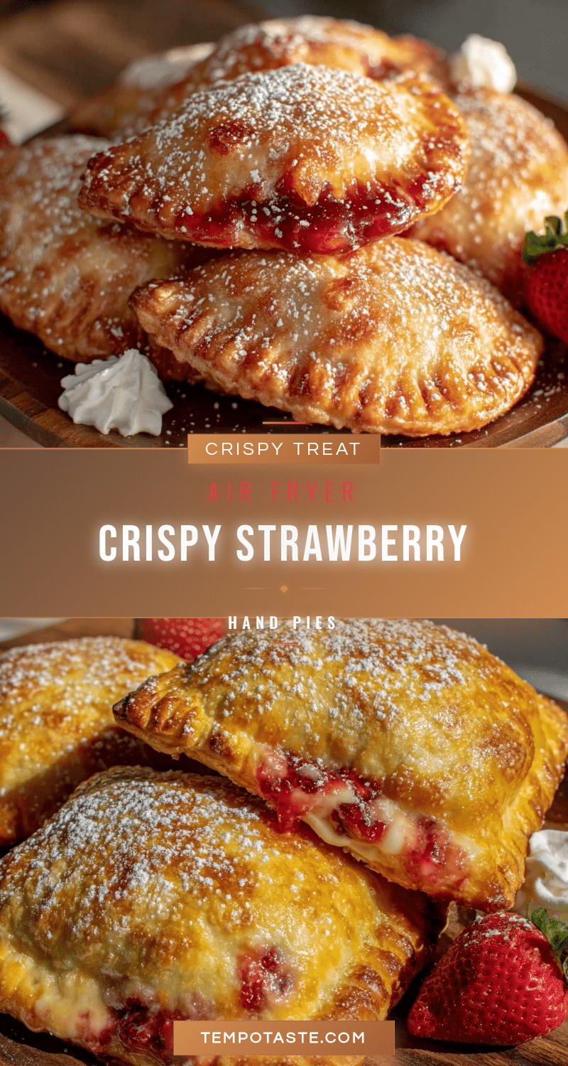 air fryer strawberry hand pies recipe
