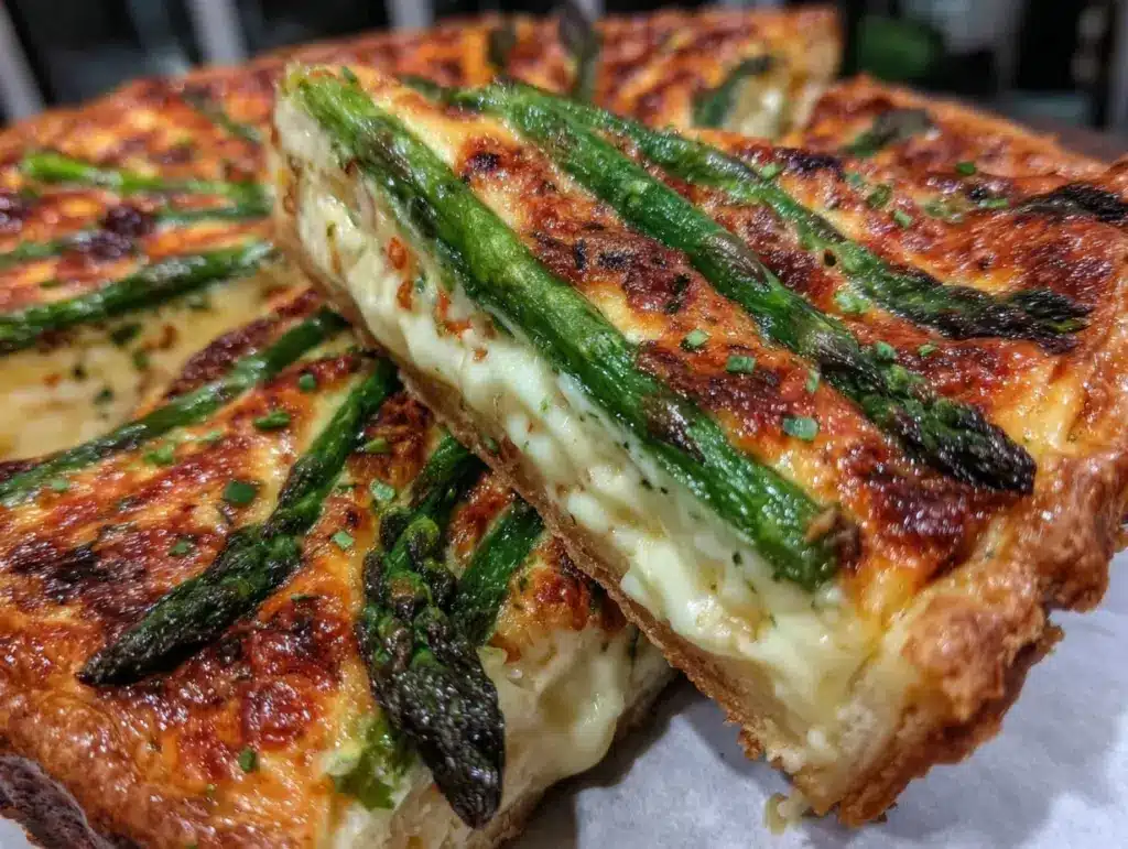 asparagus and gruyere breakfast tart - featured image