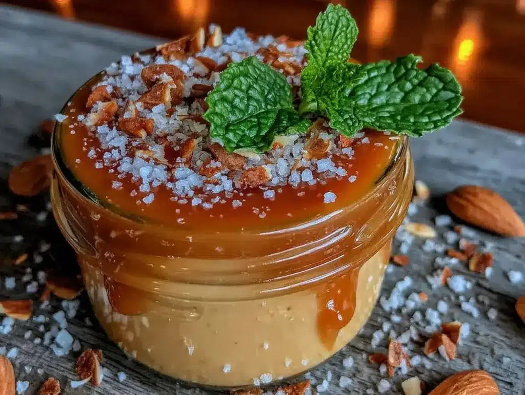 Baileys salted caramel panna cotta - featured image