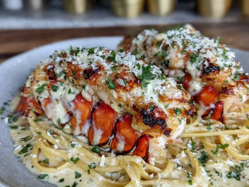 baked lobster tail recipe - featured image