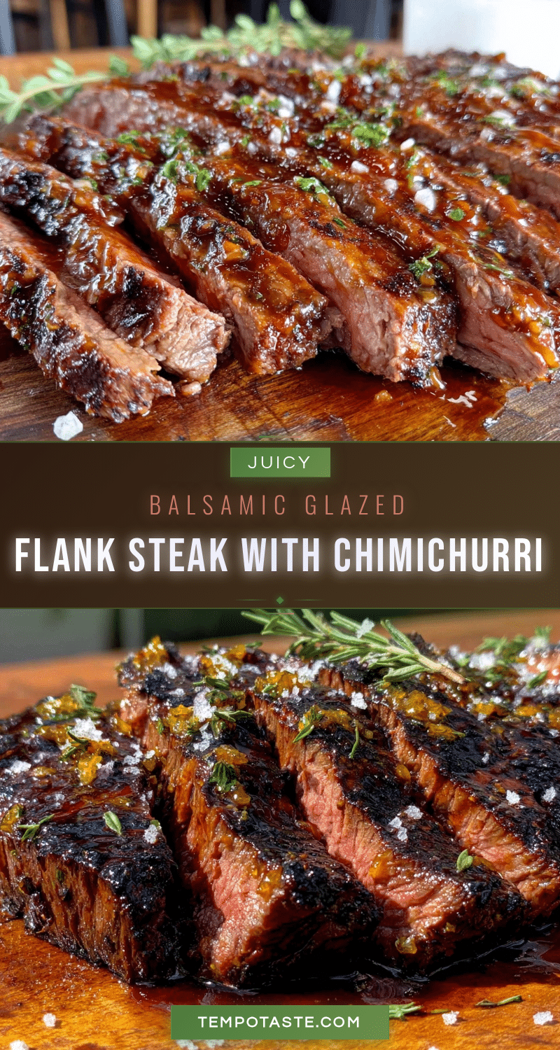 balsamic glazed flank steak recipe