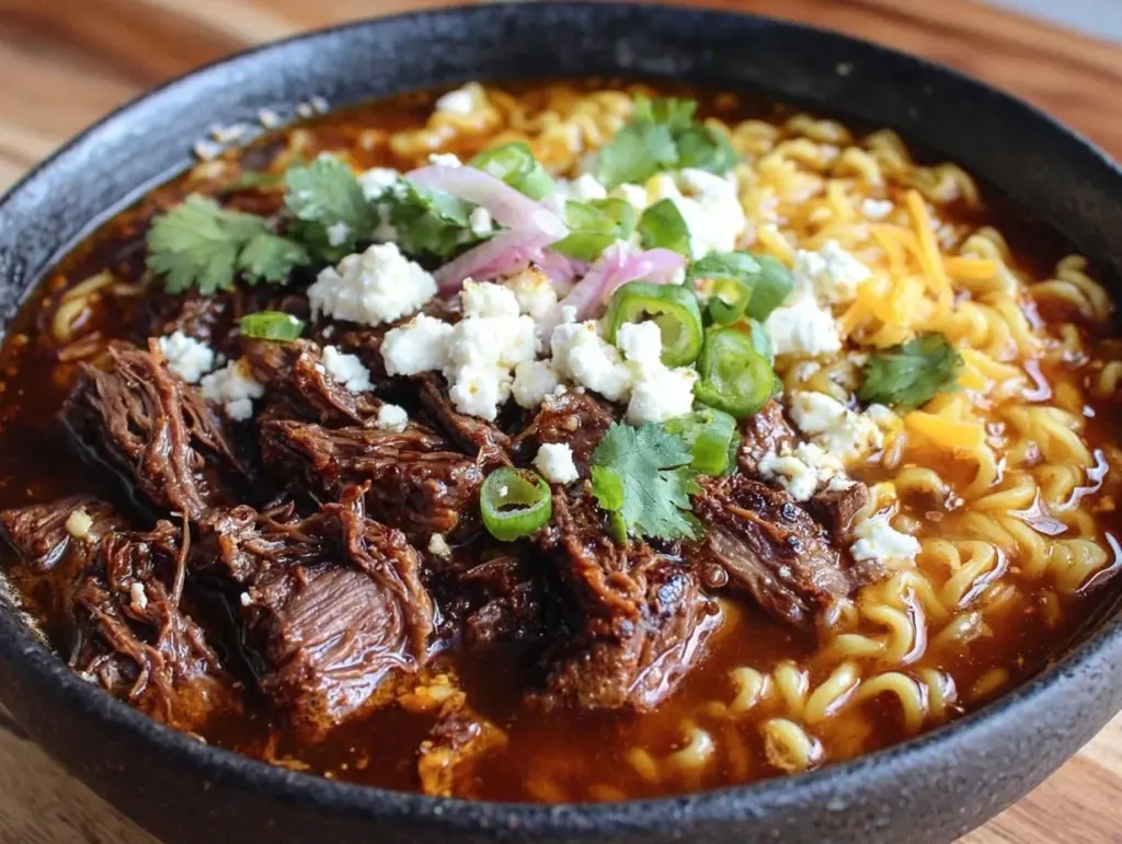 birria ramen fusion bowl - featured image