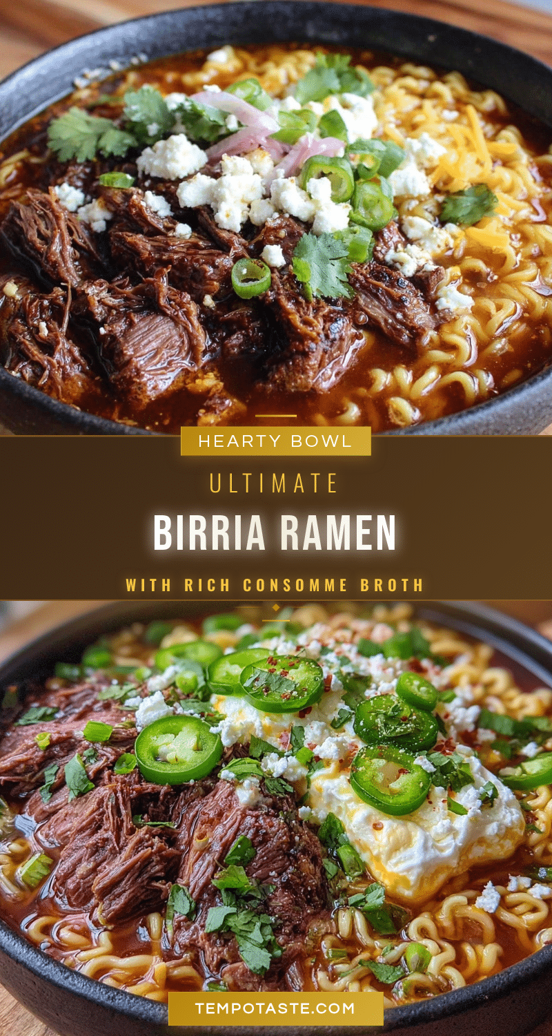 birria ramen fusion bowl recipe