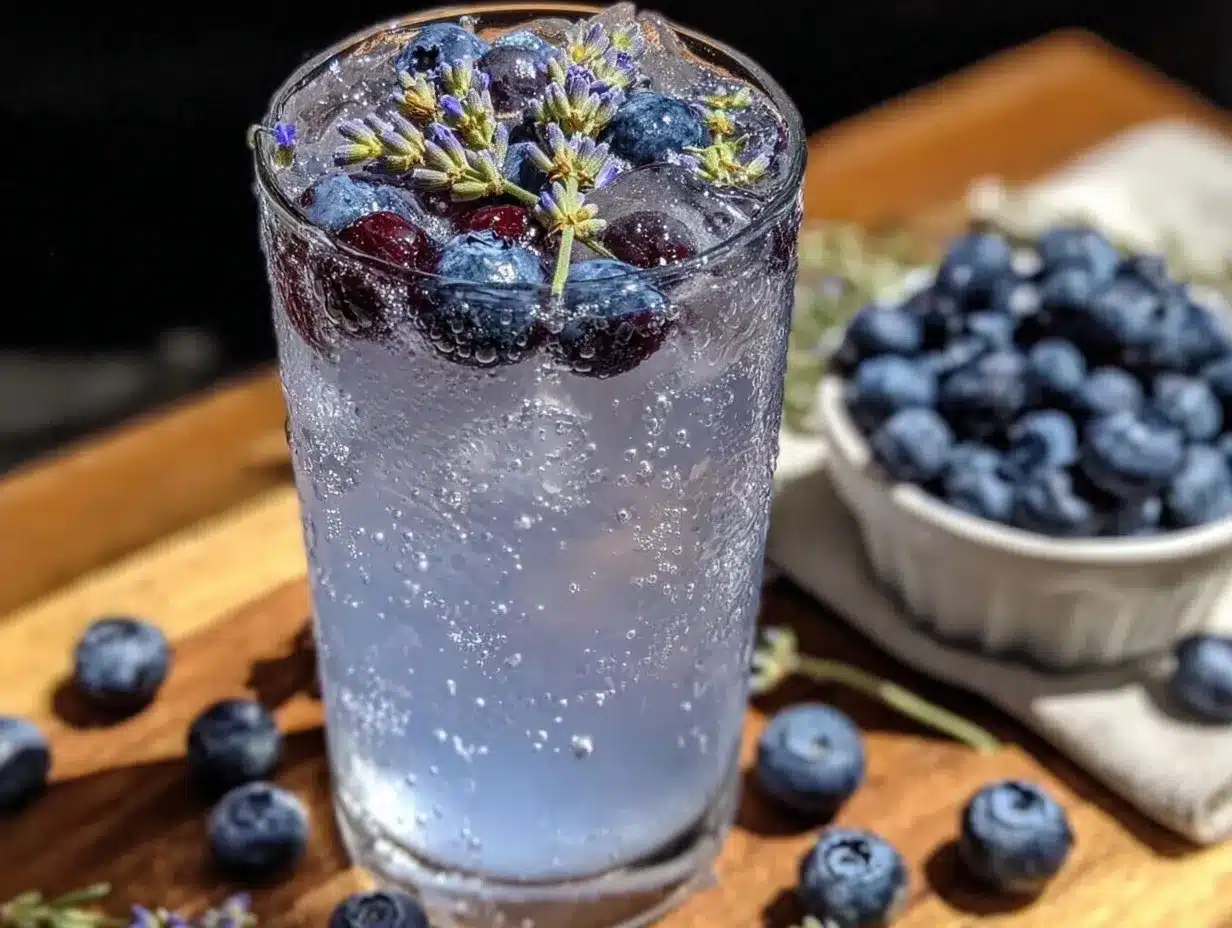 blueberry lavender lemonade preparation steps