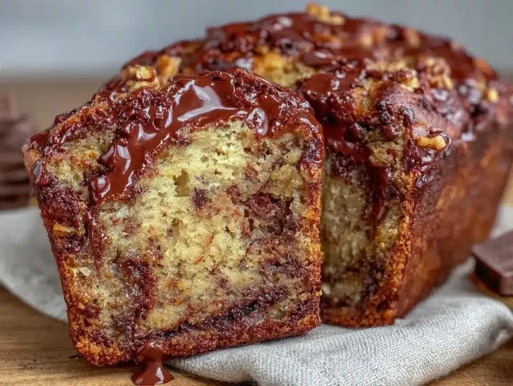 brown butter banana bread - featured image