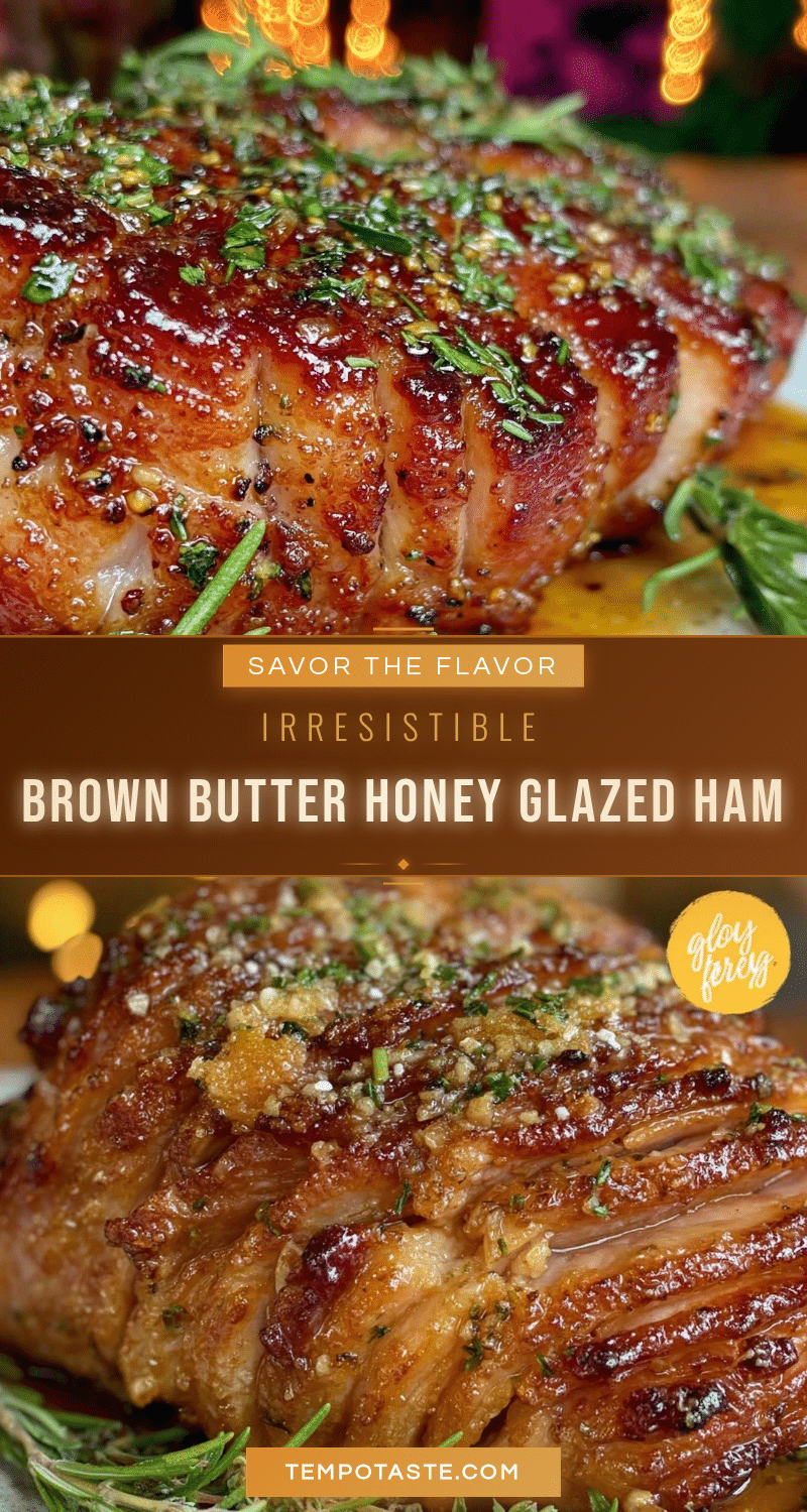 brown butter honey glazed ham recipe