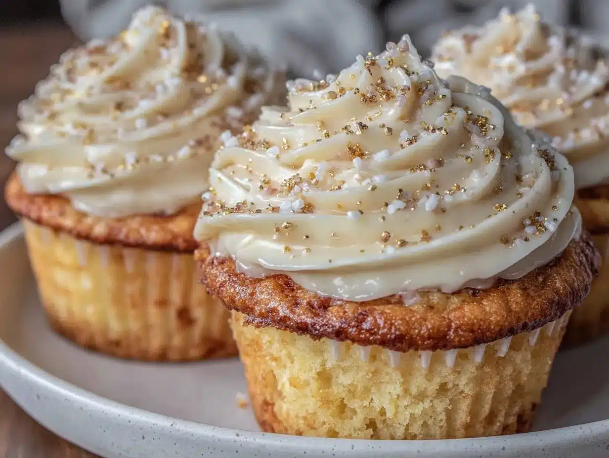 champagne cupcakes preparation steps