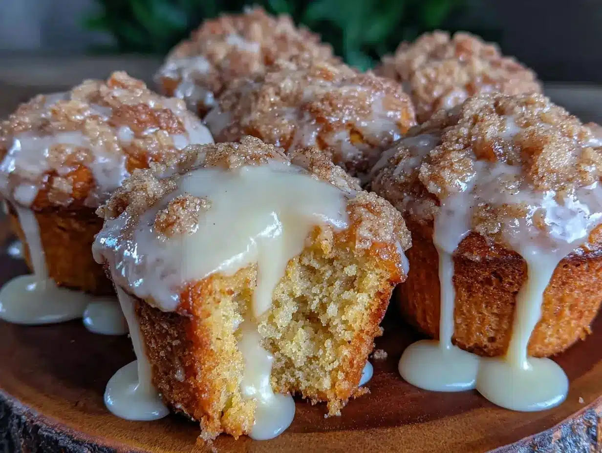 cinnamon brown sugar streusel muffins preparation steps