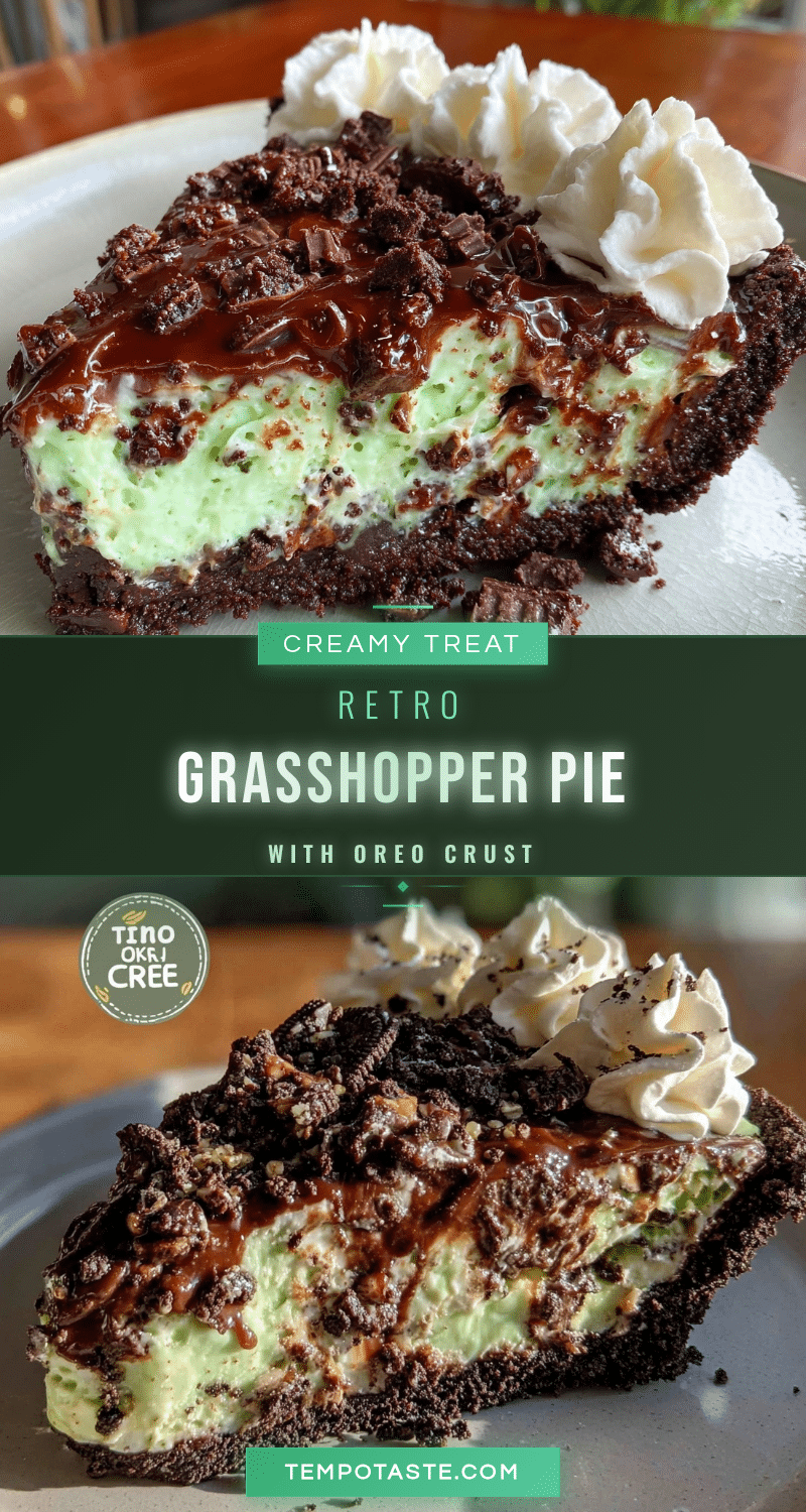 classic creamy grasshopper pie recipe