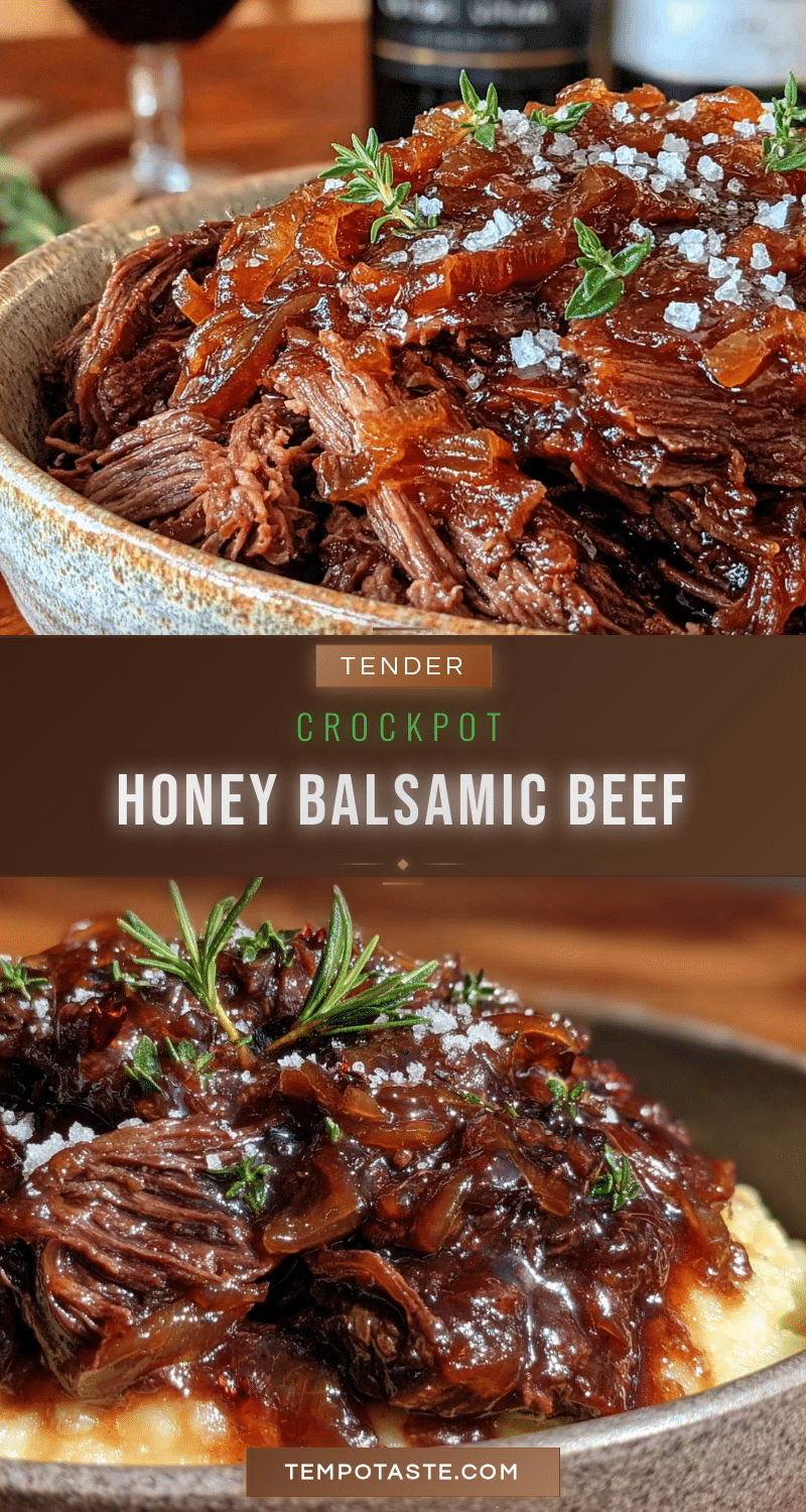 cozy crockpot honey balsamic beef recipe