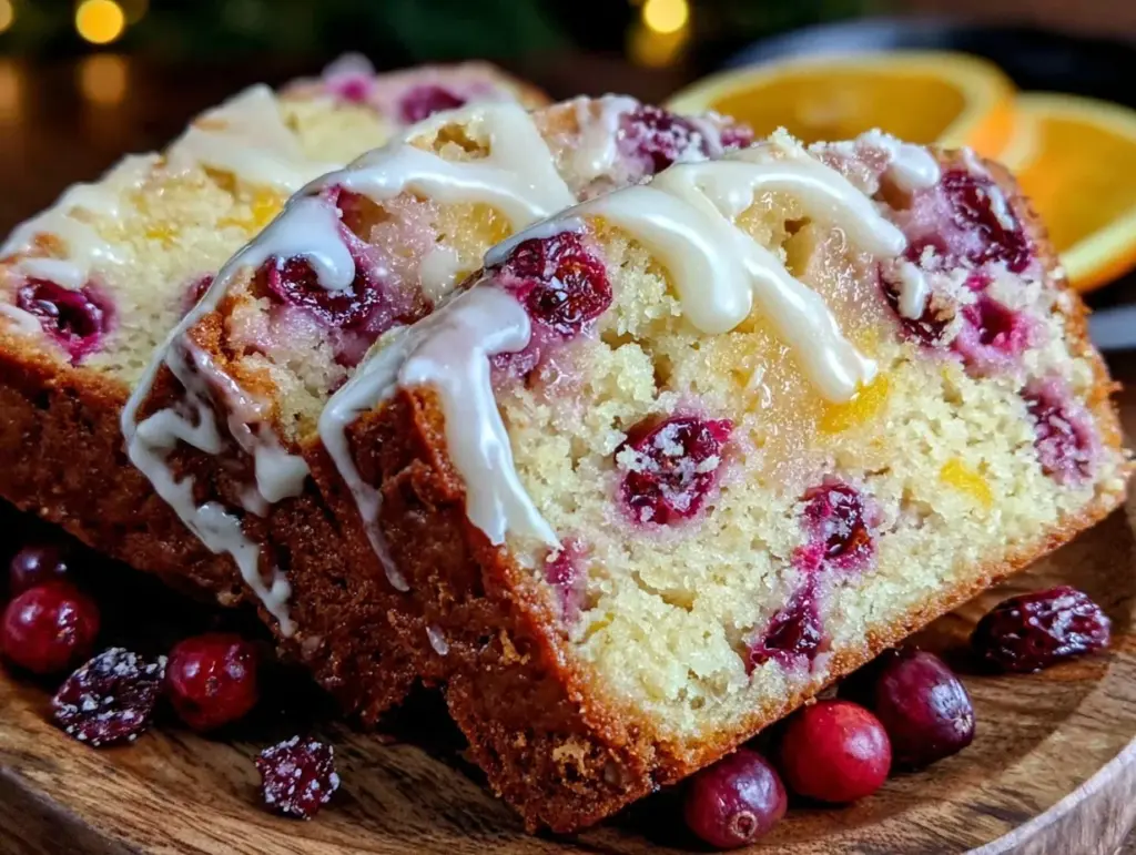 cranberry orange bread - featured image