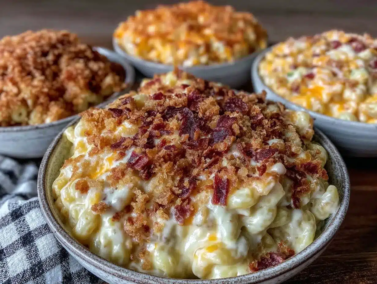 creamy crockpot mac and cheese preparation steps