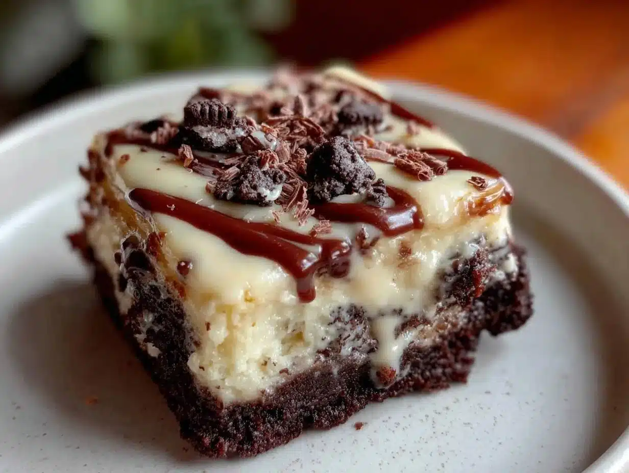 Creamy Irish Cream Cheesecake Bars preparation steps