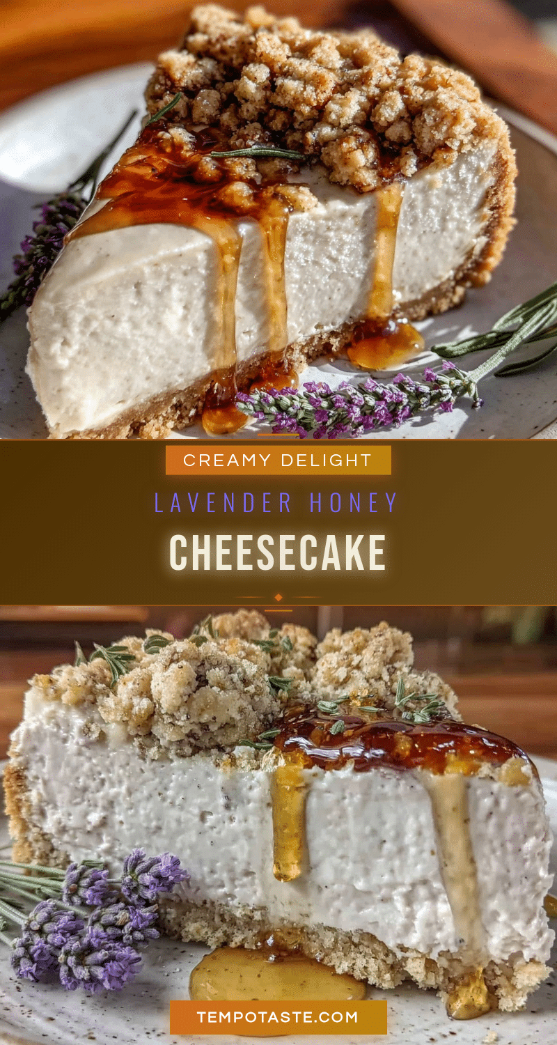 creamy lavender honey cheesecake recipe