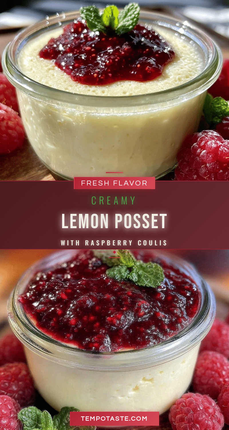 creamy lemon posset recipe