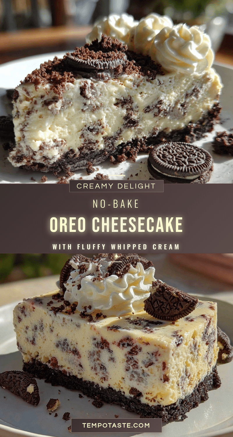 creamy no-bake Oreo cheesecake recipe