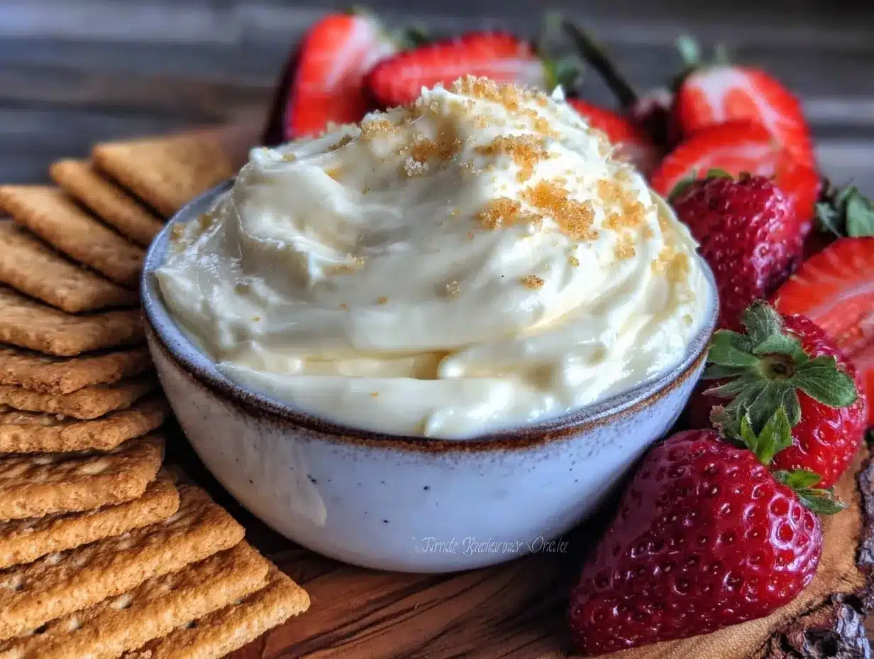 creamy sugar cookie frosting cheesecake dip preparation steps