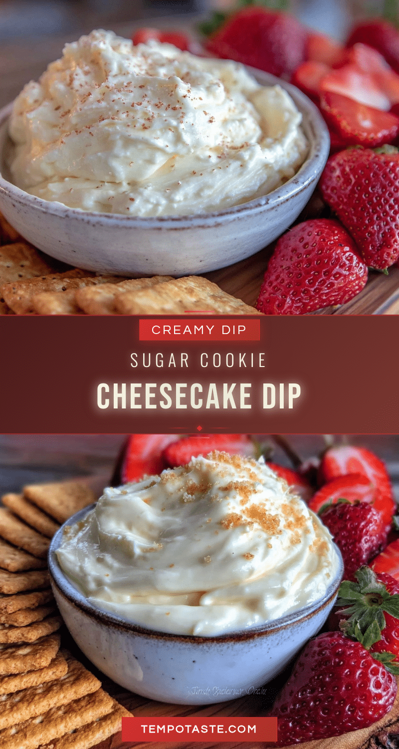 creamy sugar cookie frosting cheesecake dip recipe
