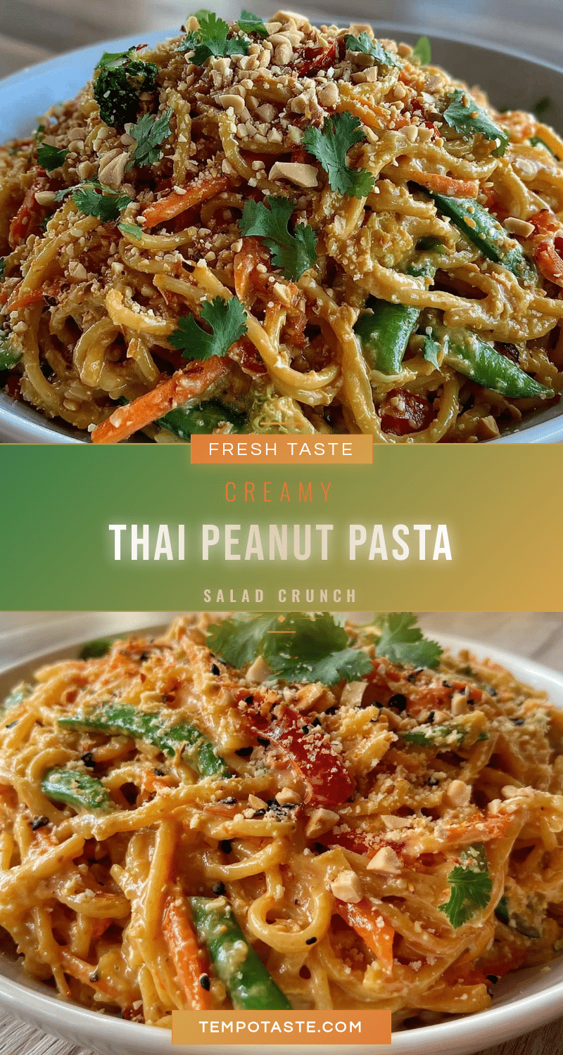 creamy thai peanut pasta salad recipe