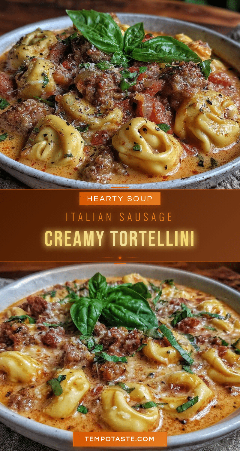 creamy tomato tortellini soup recipe