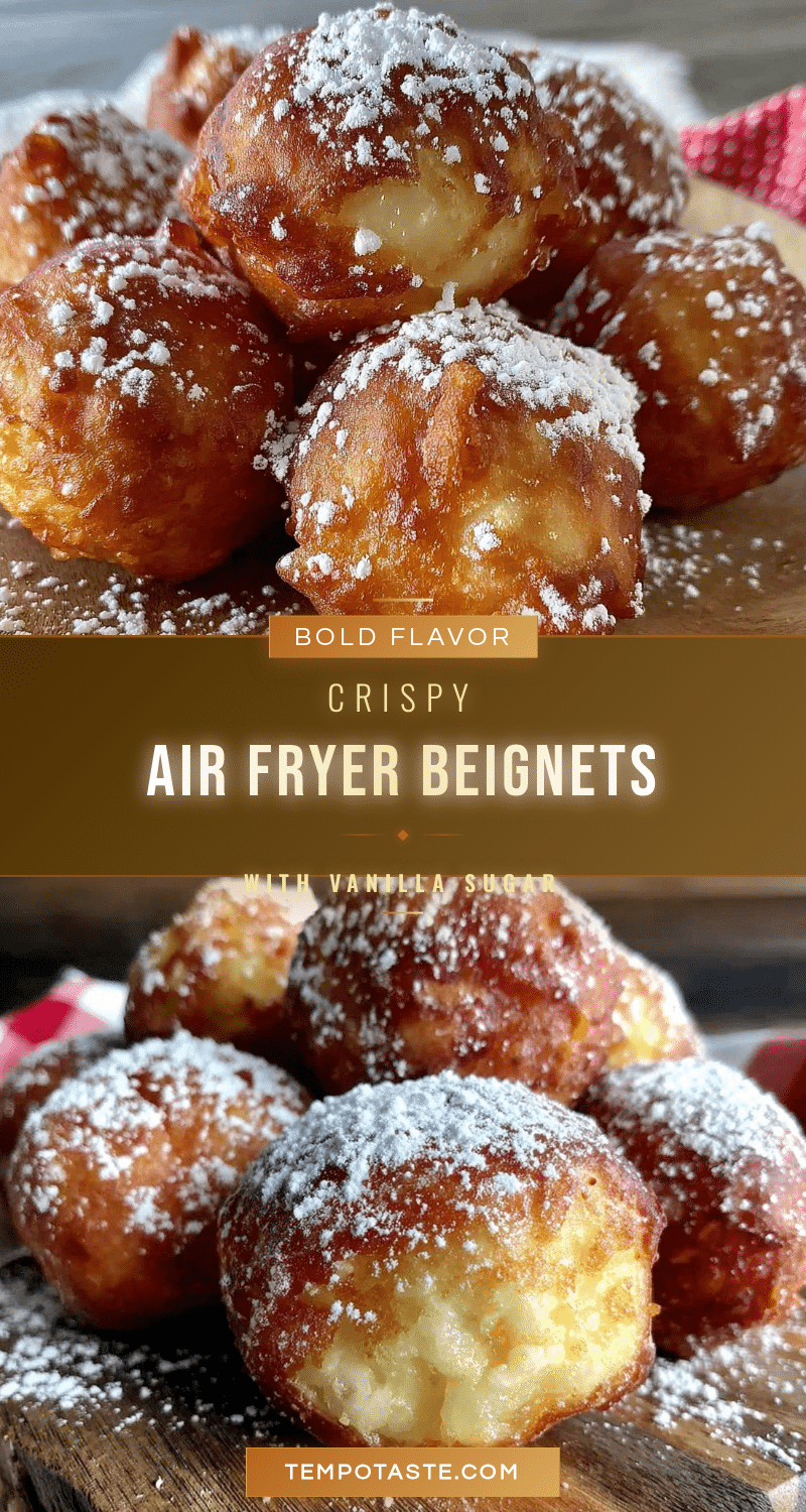 crispy air fryer beignets recipe