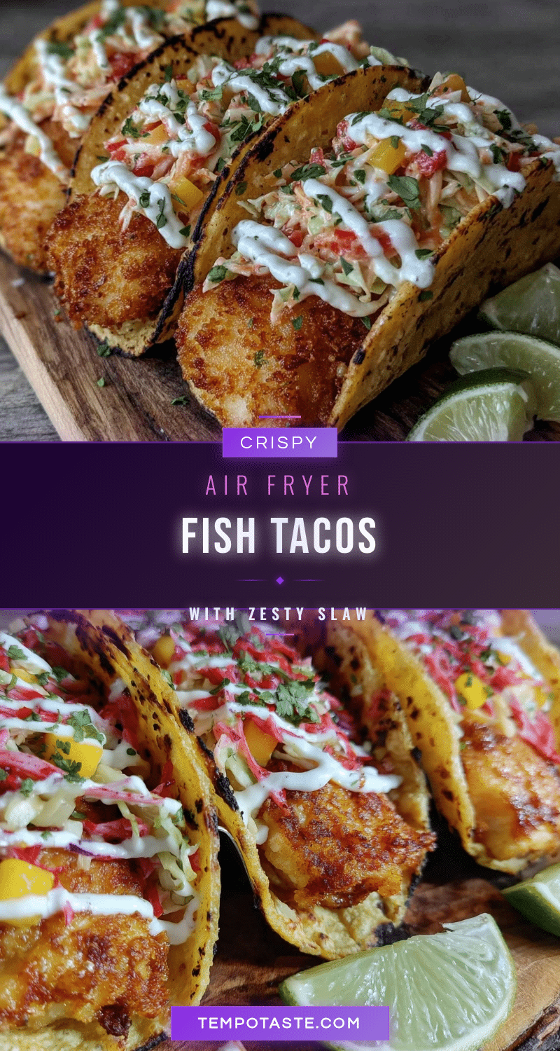 crispy air fryer fish tacos recipe