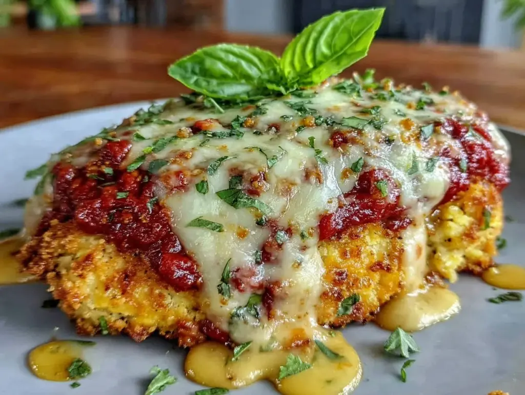 crispy baked chicken Parmesan - featured image
