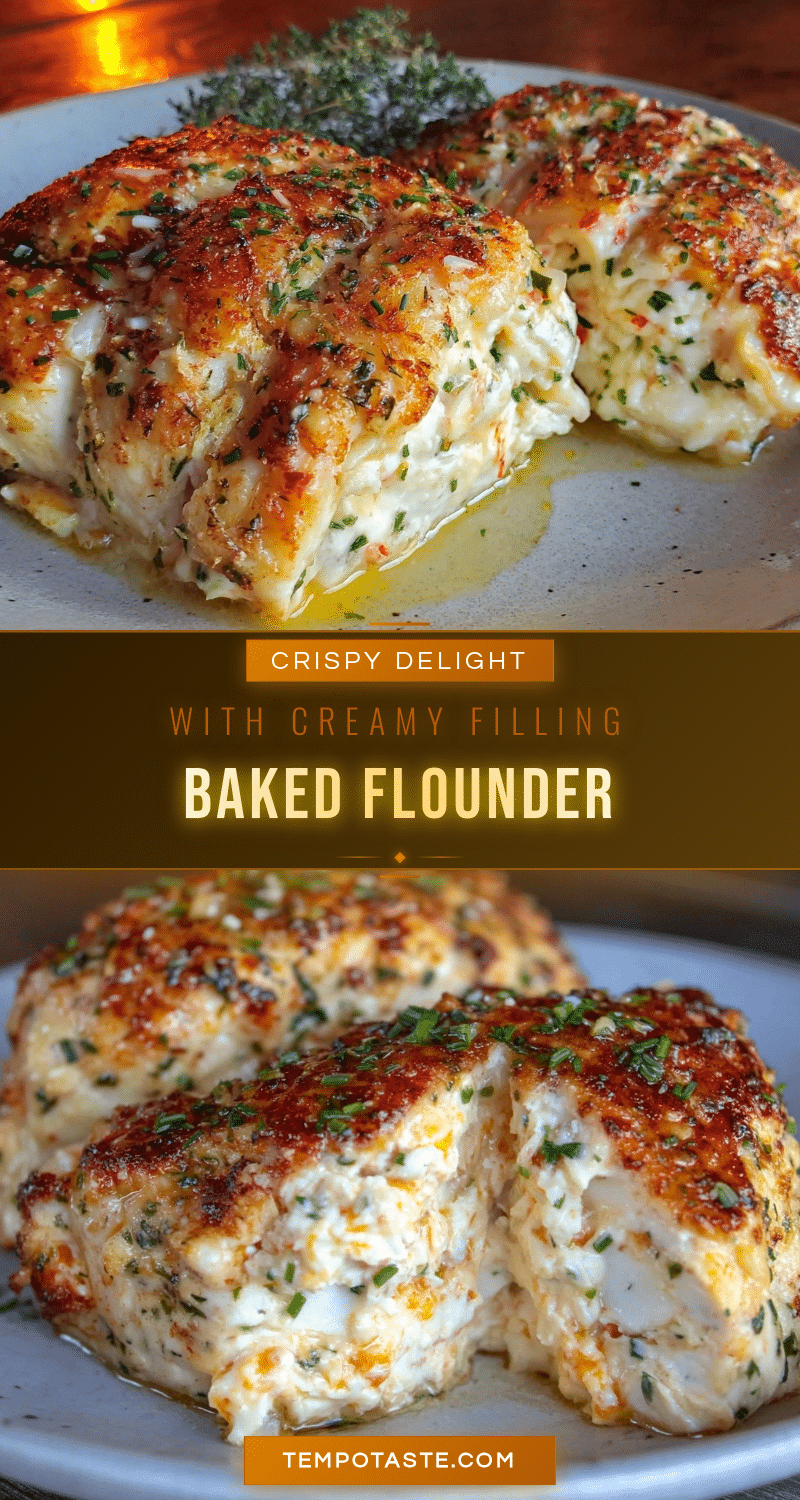 crispy baked stuffed flounder recipe