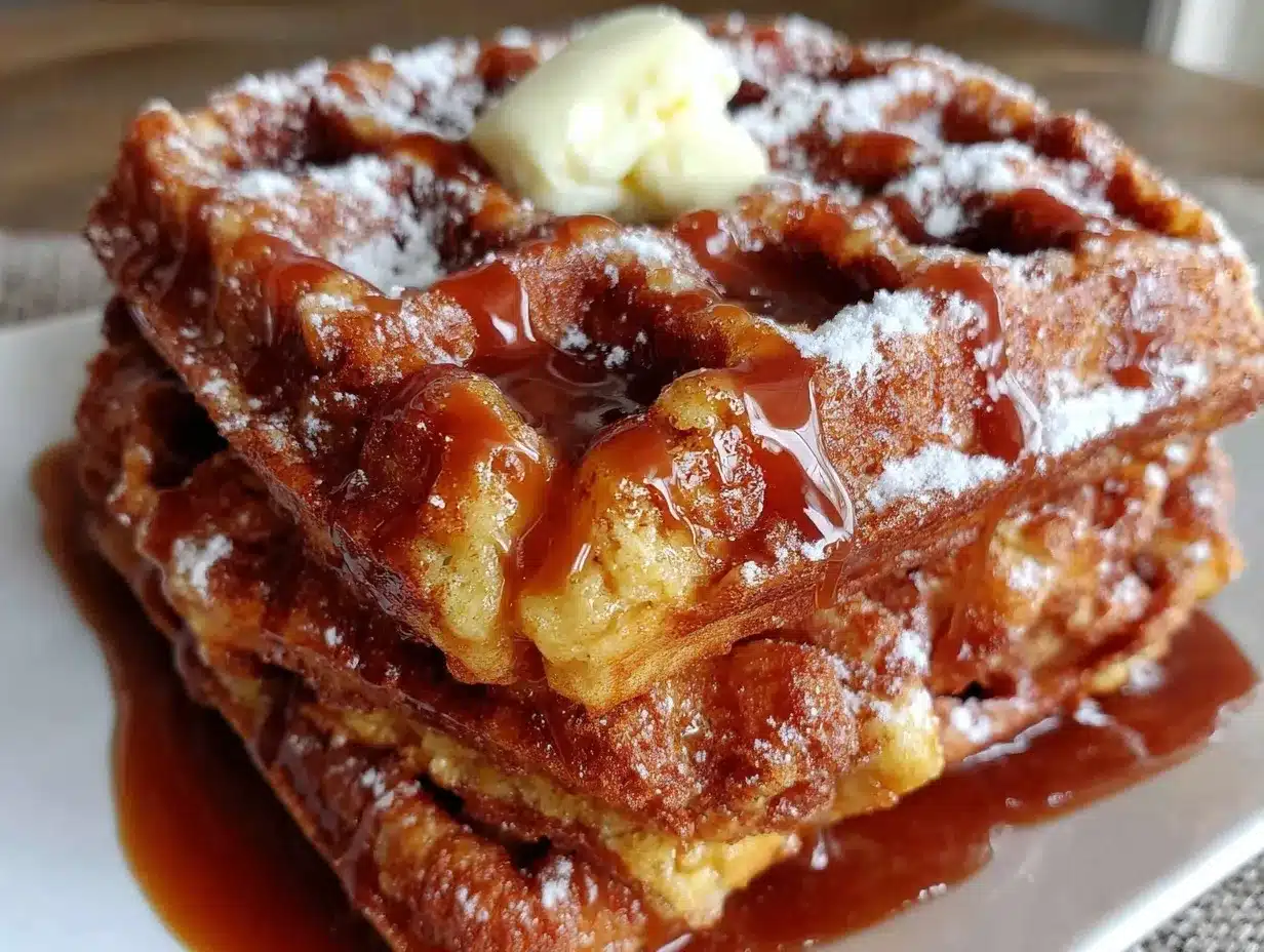 crispy Belgian waffles preparation steps