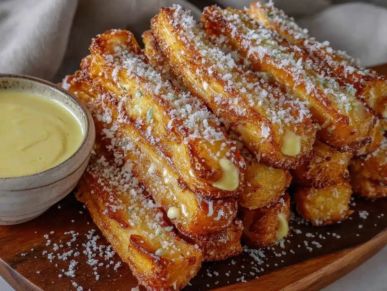 crispy brioche french toast sticks preparation steps
