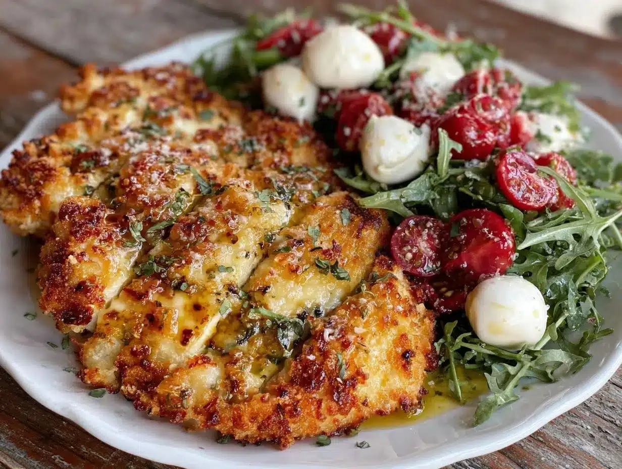 crispy chicken Milanese preparation steps