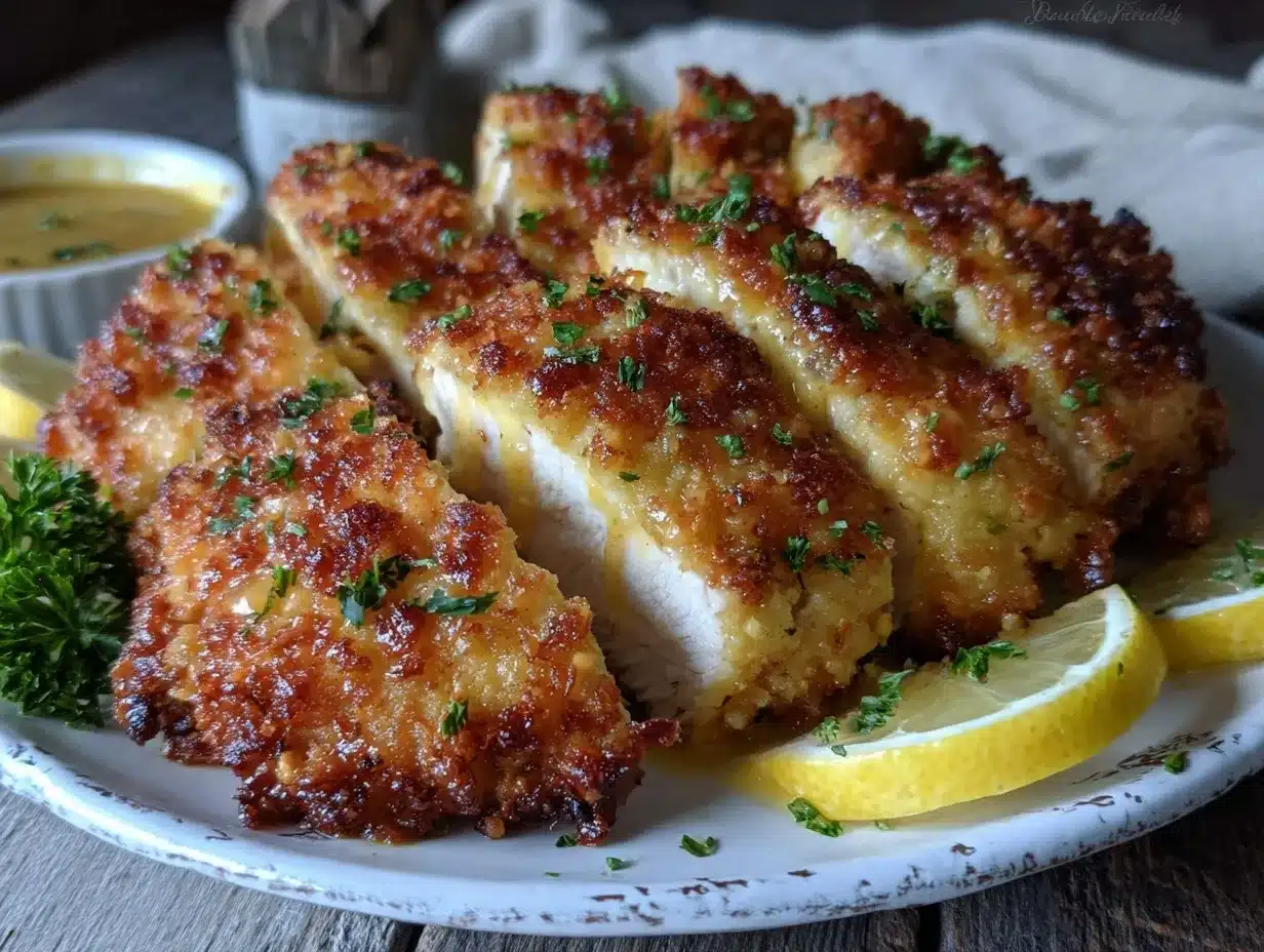 crispy honey dijon panko chicken preparation steps