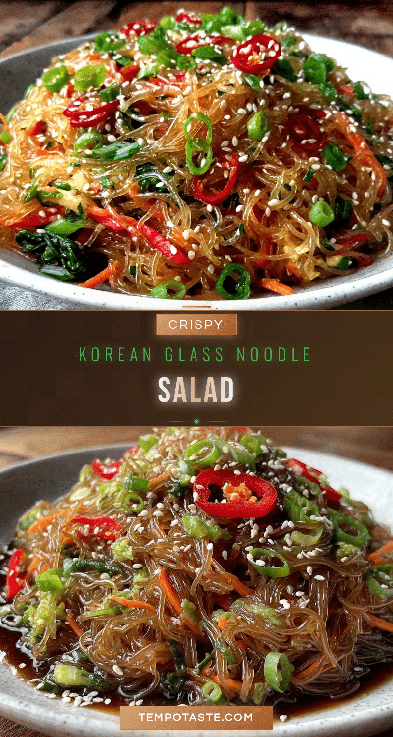 crispy Korean glass noodle salad recipe