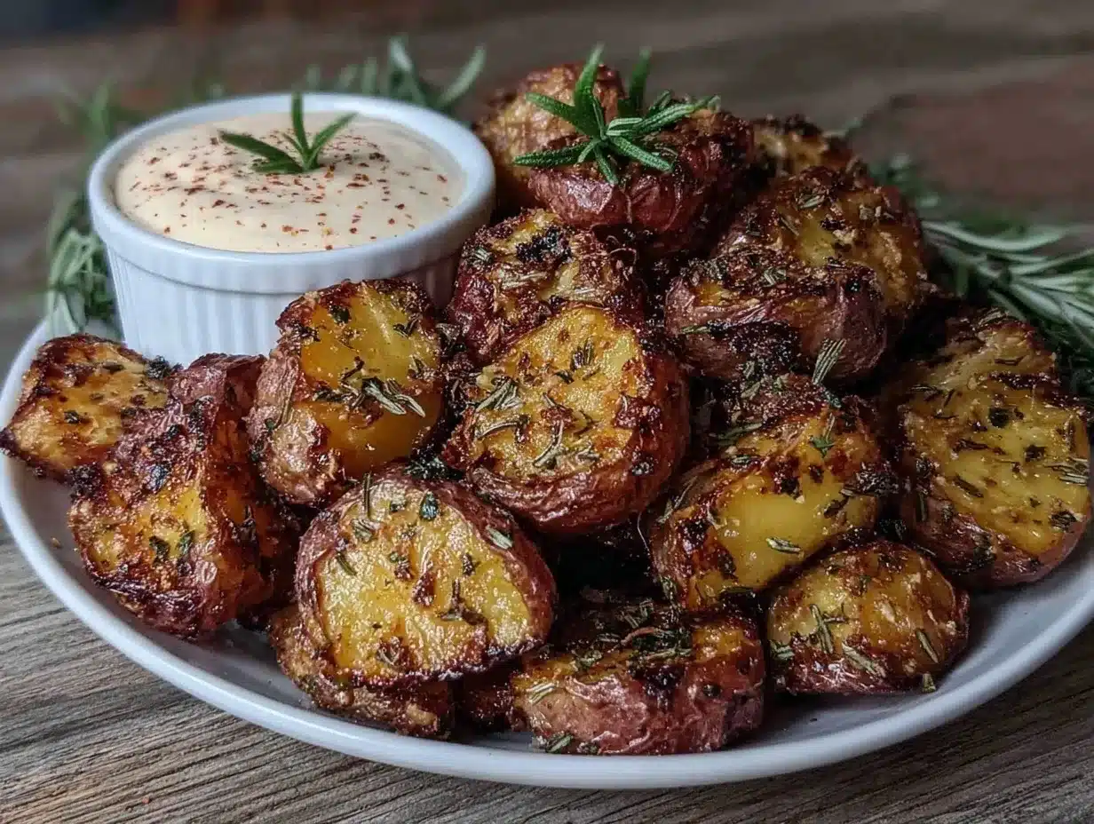 crispy lemon herb roasted potatoes preparation steps