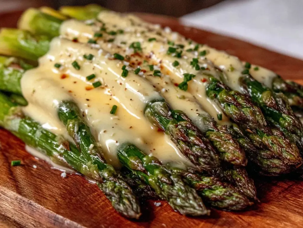 crispy roasted asparagus - featured image