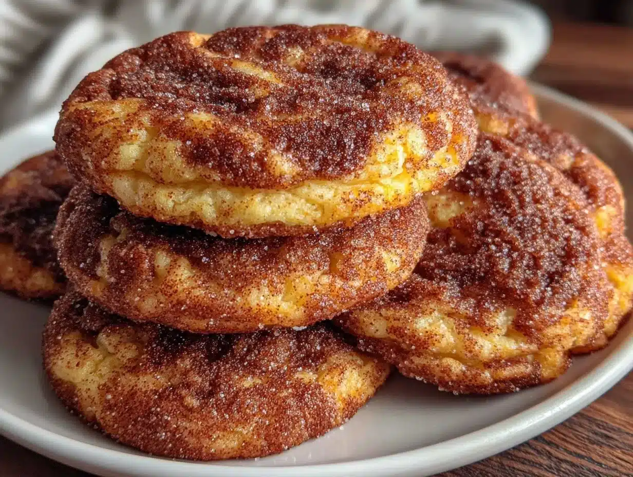 crispy snickerdoodle cookies preparation steps