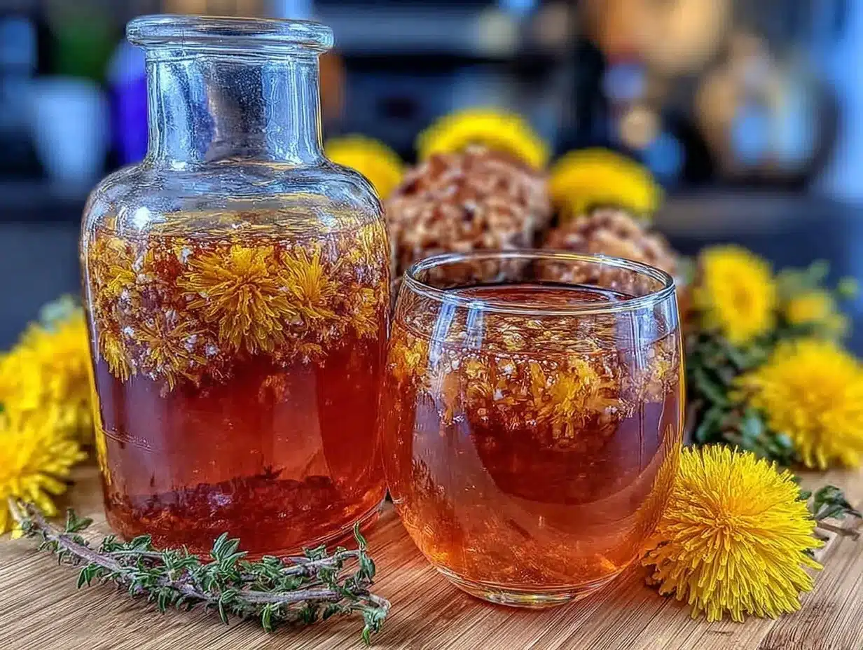 dandelion petal wine recipe preparation steps