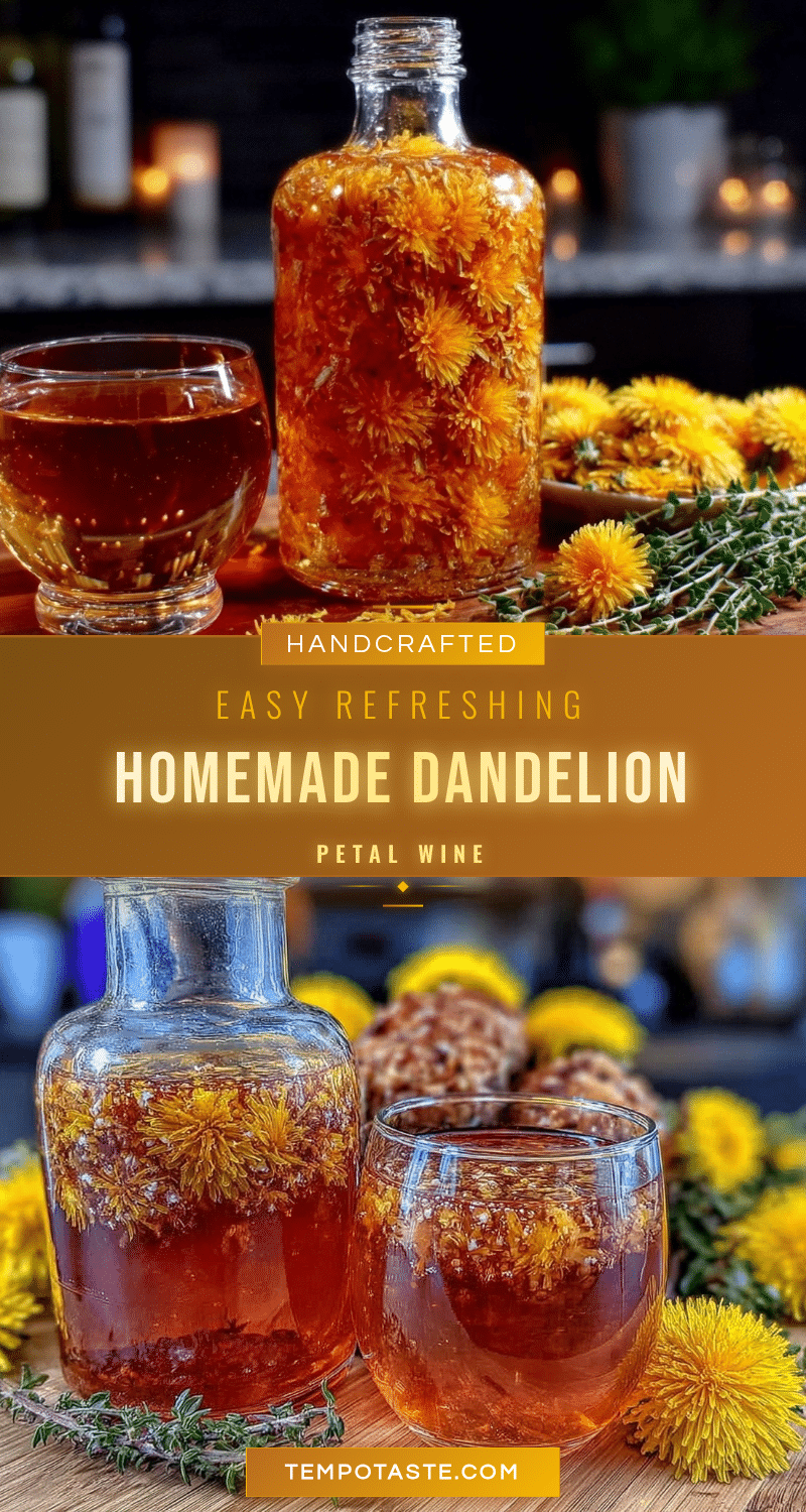 dandelion petal wine recipe recipe